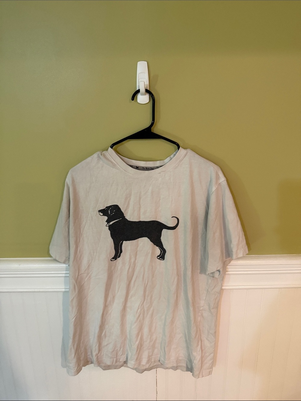 Men's Size M White The Black Dog 2023 T Shirt